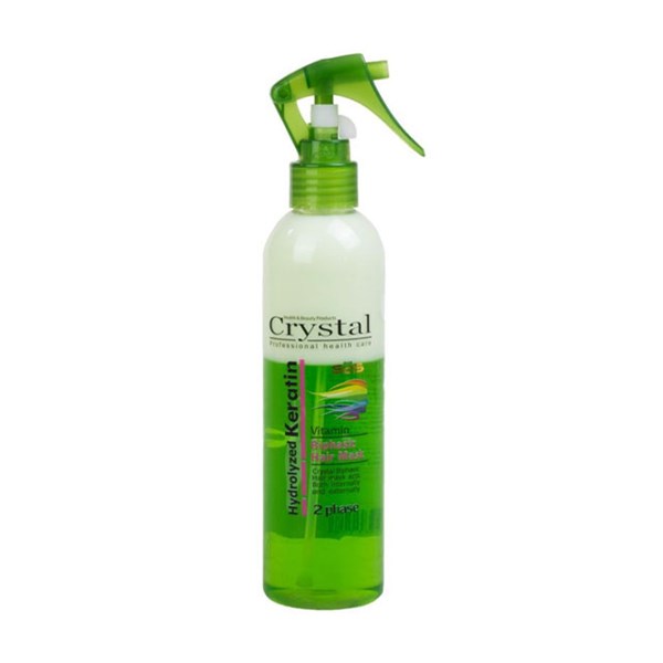 ماسک مو دو فاز کریستال مدل Hydrolyzed Keratin حجم 250 میلی لیتری