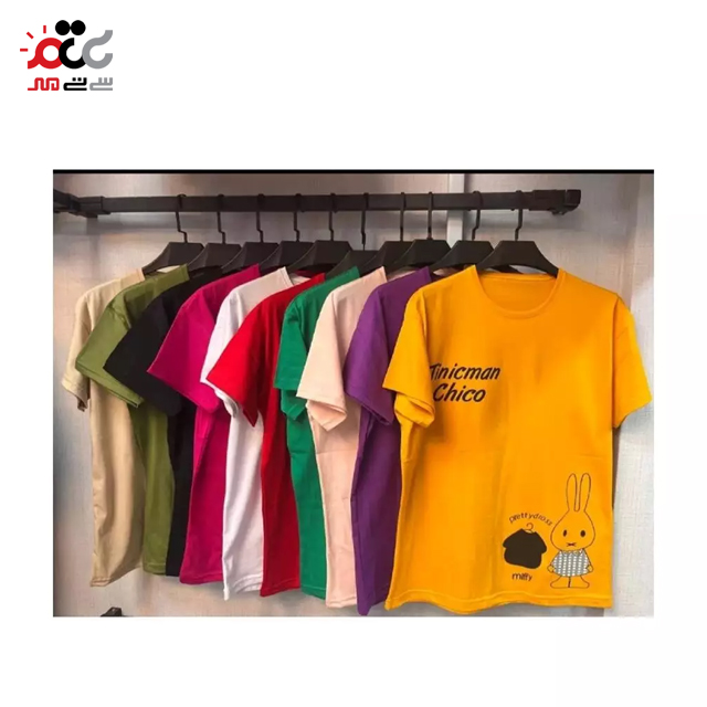 تیشرت زنانه نخ پنبه کد 117