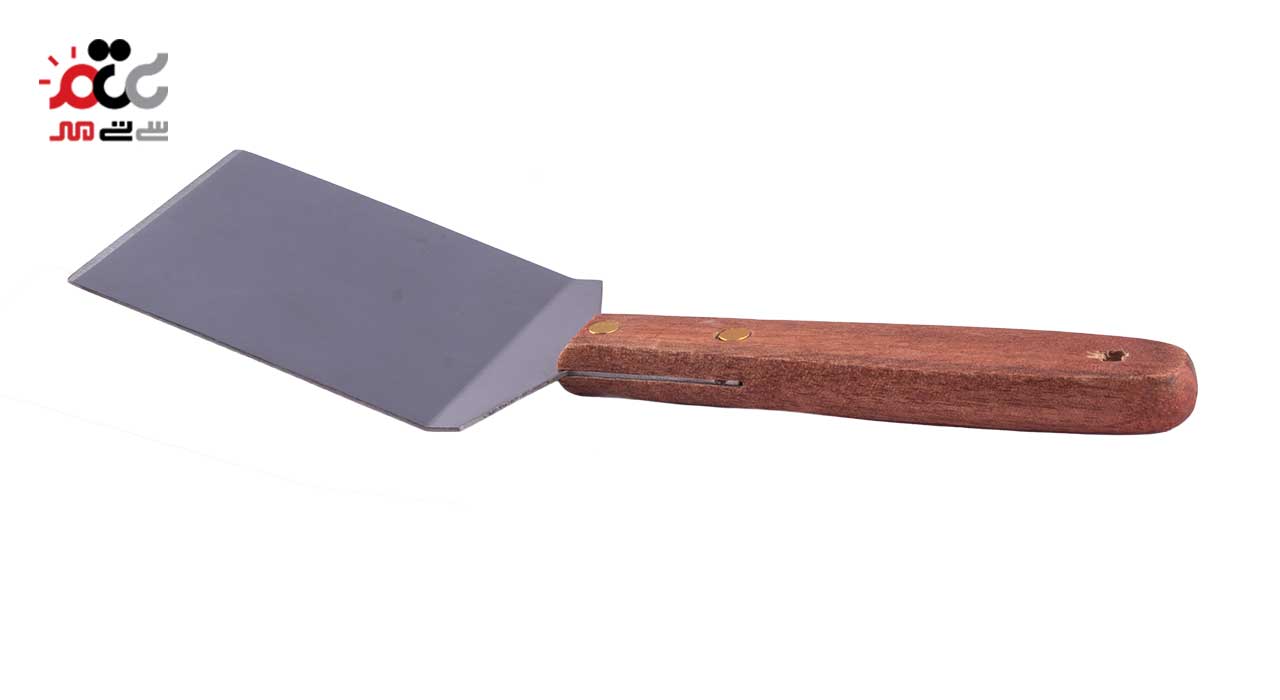 کاردک استیل دسته چوبی