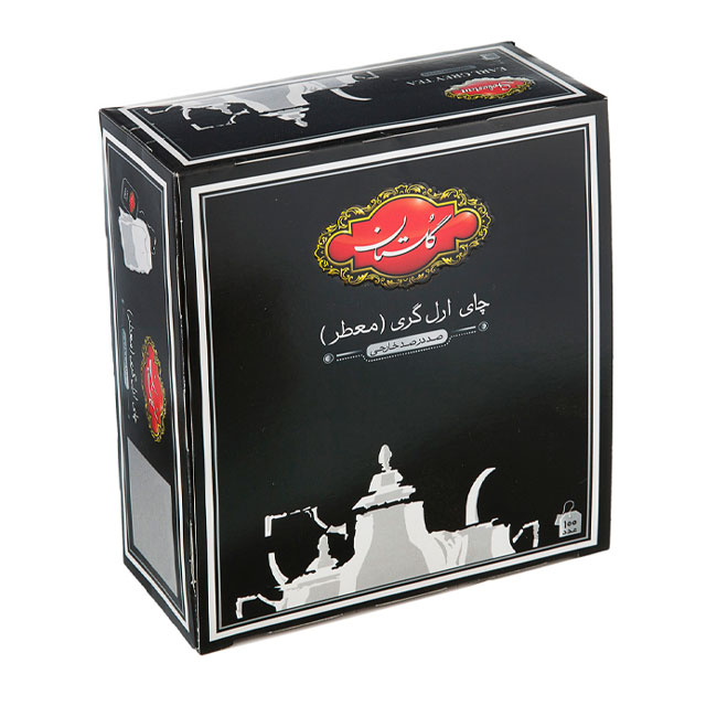 چای ارل گری کیسه ای خارجه معطر گلستان 100 عددی