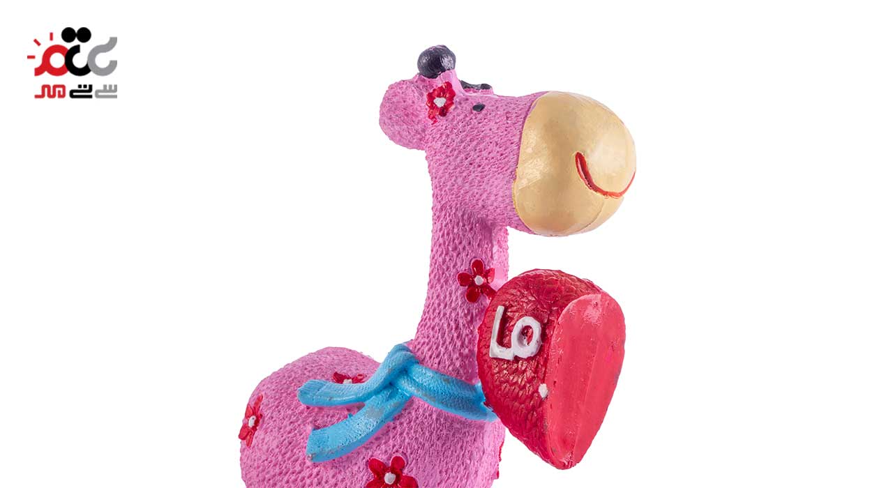 مجسمه دکوری 2 عددی مدل زرافه طرح LOVE  کد 8632