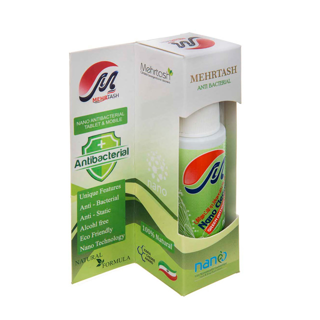 اسپری ضدعفونی کننده موبایل وتبلت و عینک مهرتاش 75 میلی لیتری