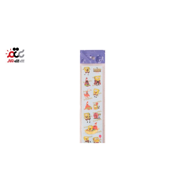 برچسب استیکر کودک طرح باب اسفنجی کد 9