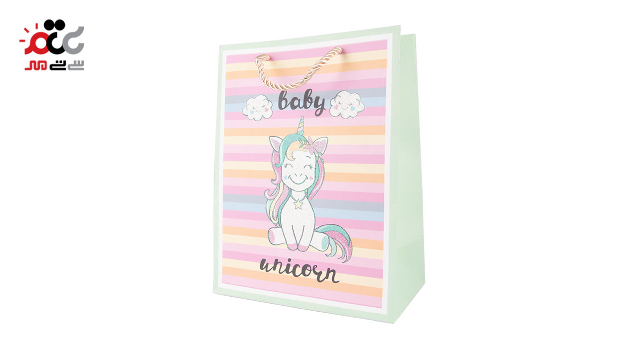 ساک هدیه اکلیلی جور سایز 18×23 سانتی متر