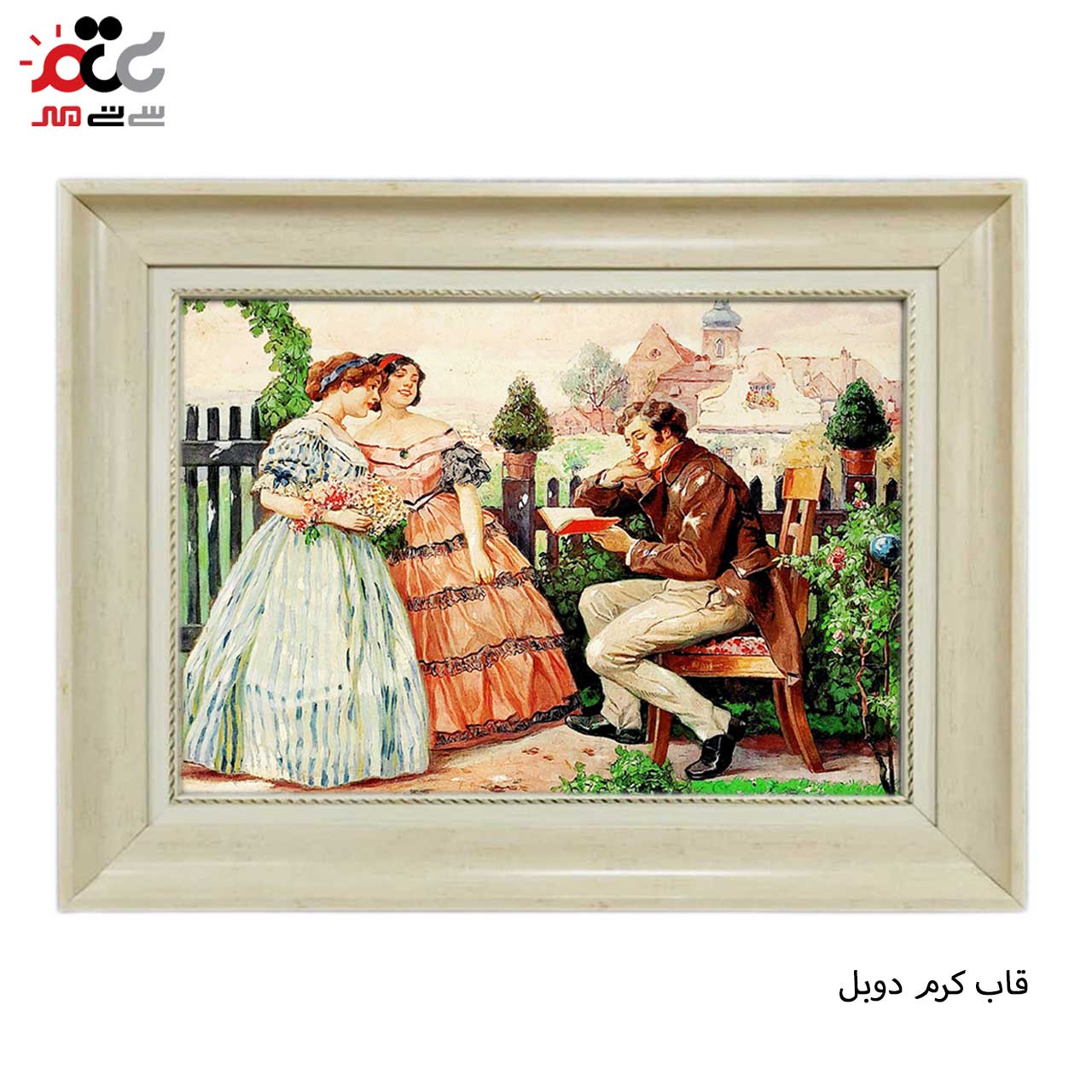 تابلو فرش چاپی طرح شاعر کد 11061 سایز 50×35 سانتی متری