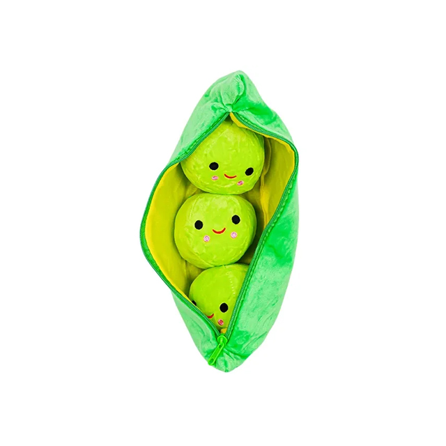 عروسک طرح نخود فرنگی طول 23 سانتی‌متر