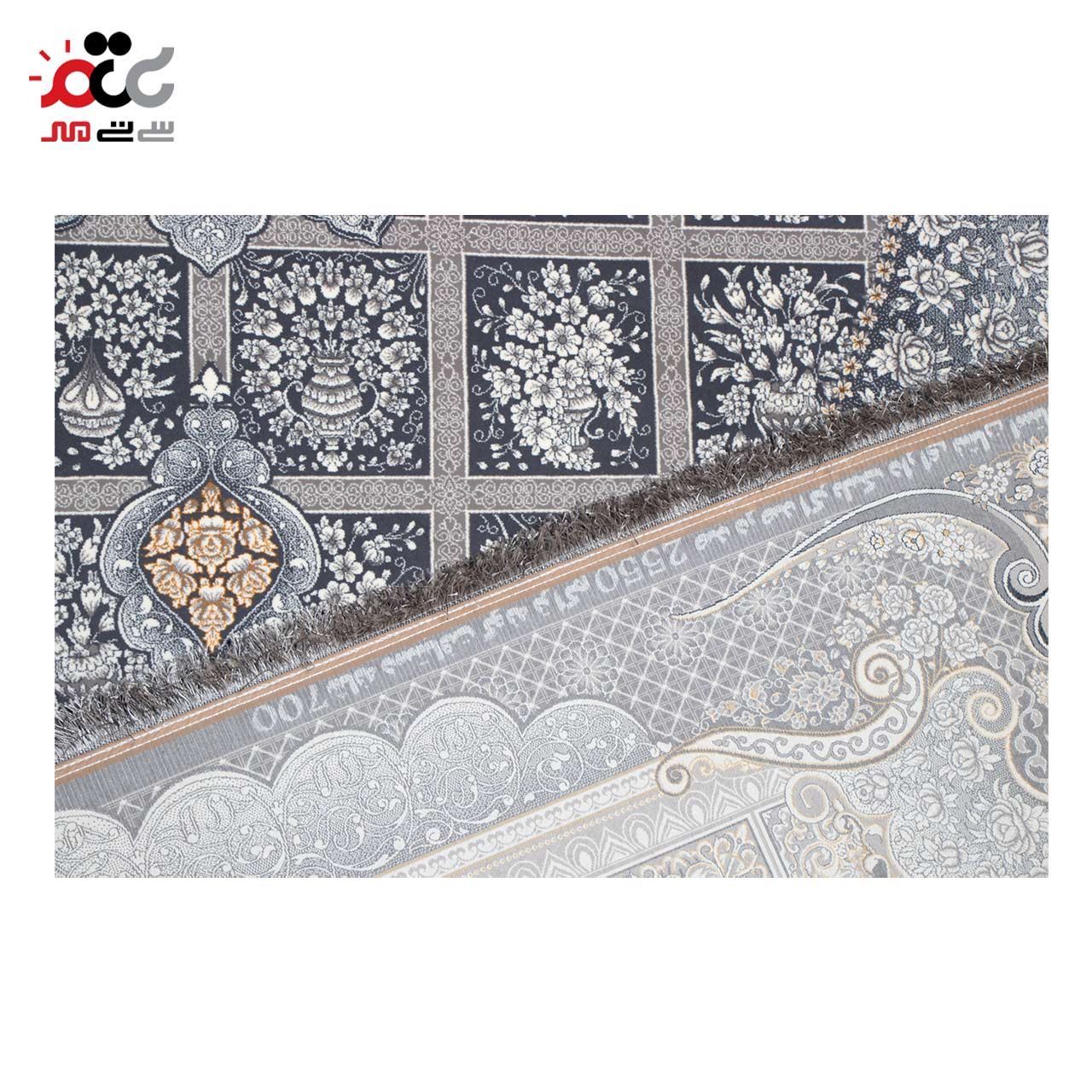 طرح زیبای فرش مانیل دودی