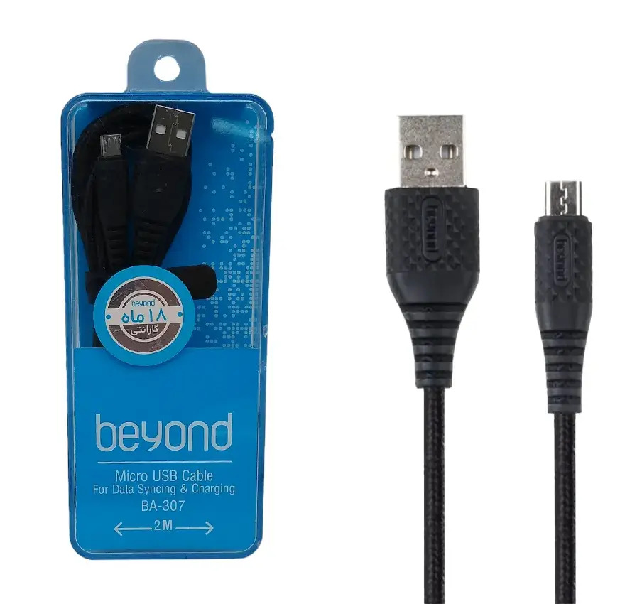 کابل تبدیل USB به microUSB بیاند مدل BA-307