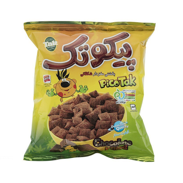 بالشتی مغزدار پیکوتک با طعم شکلات تک ماکارون 55 گرمی