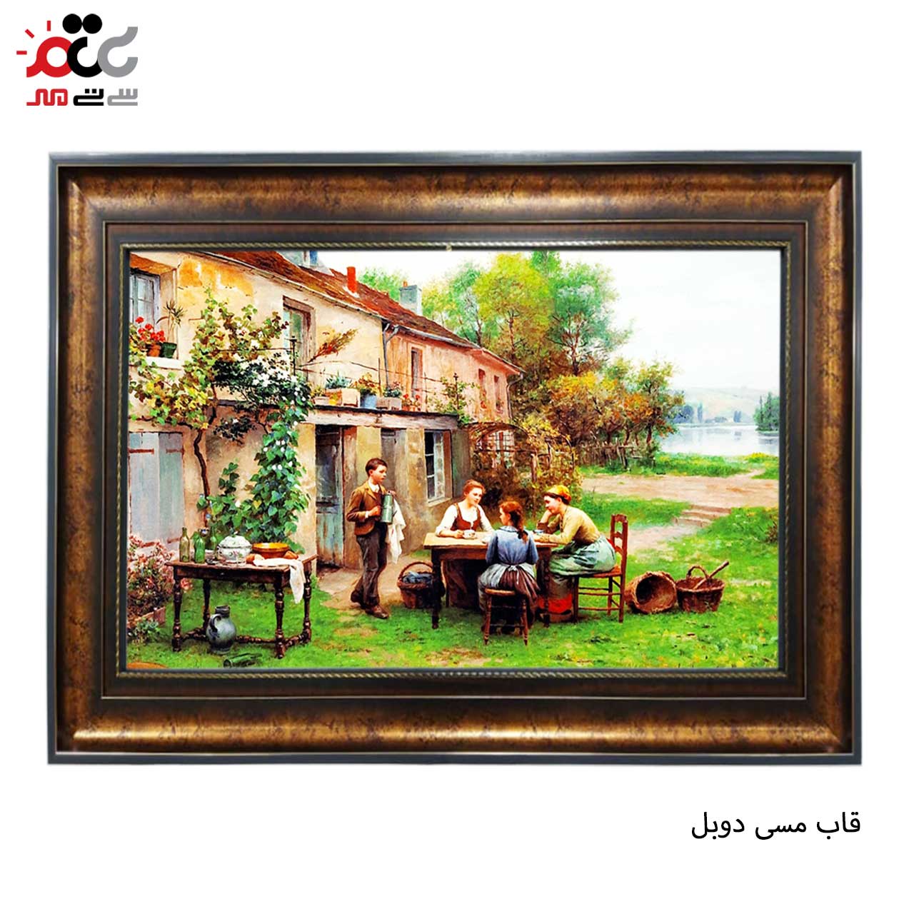 تابلو فرش طرح دار با قاب