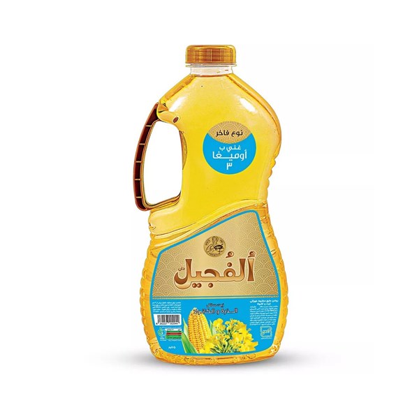 روغن ذرت و کانولا الفجیل 1350 میلی لیتری