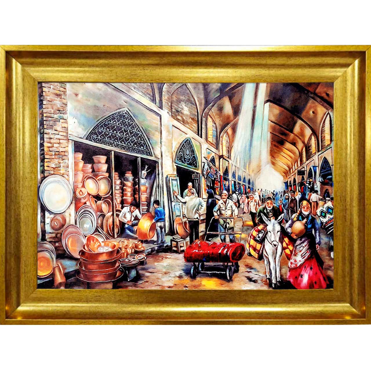 تابلو فرش با زیبا ترین قاب