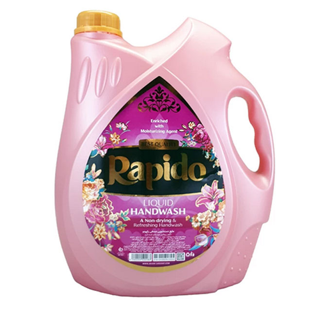مایع دستشویی صورتی صدفی راپیدو 3750 گرمی