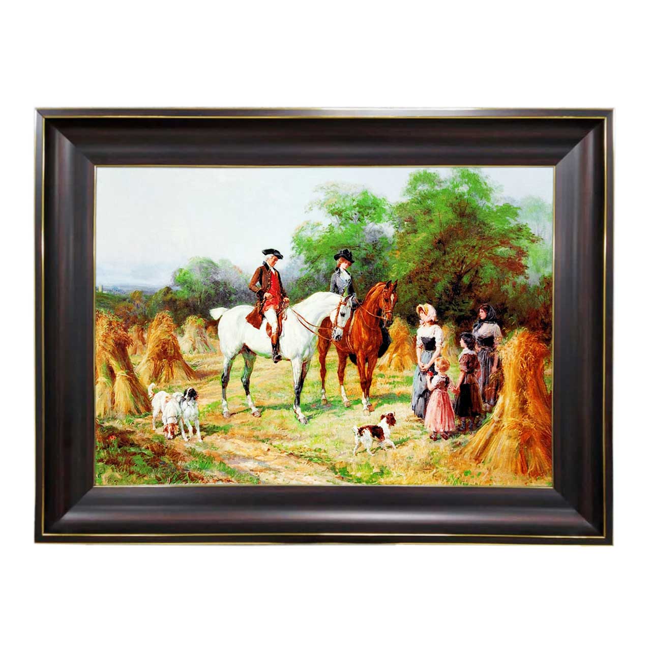 تابلو فرش چاپی طرح مزرعه کد 11078 سایز 60×40 سانتی متری