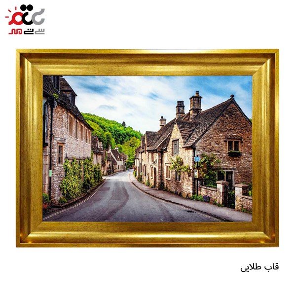 تابلو فرش طرح منظره ی فانتزی کد 10086 سایز 50×50 سانتی متری
