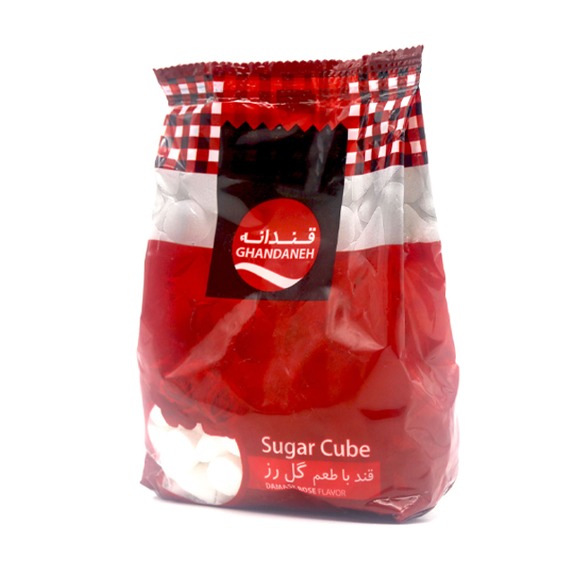 قند با طعم گل رز قندانه 350 گرمی