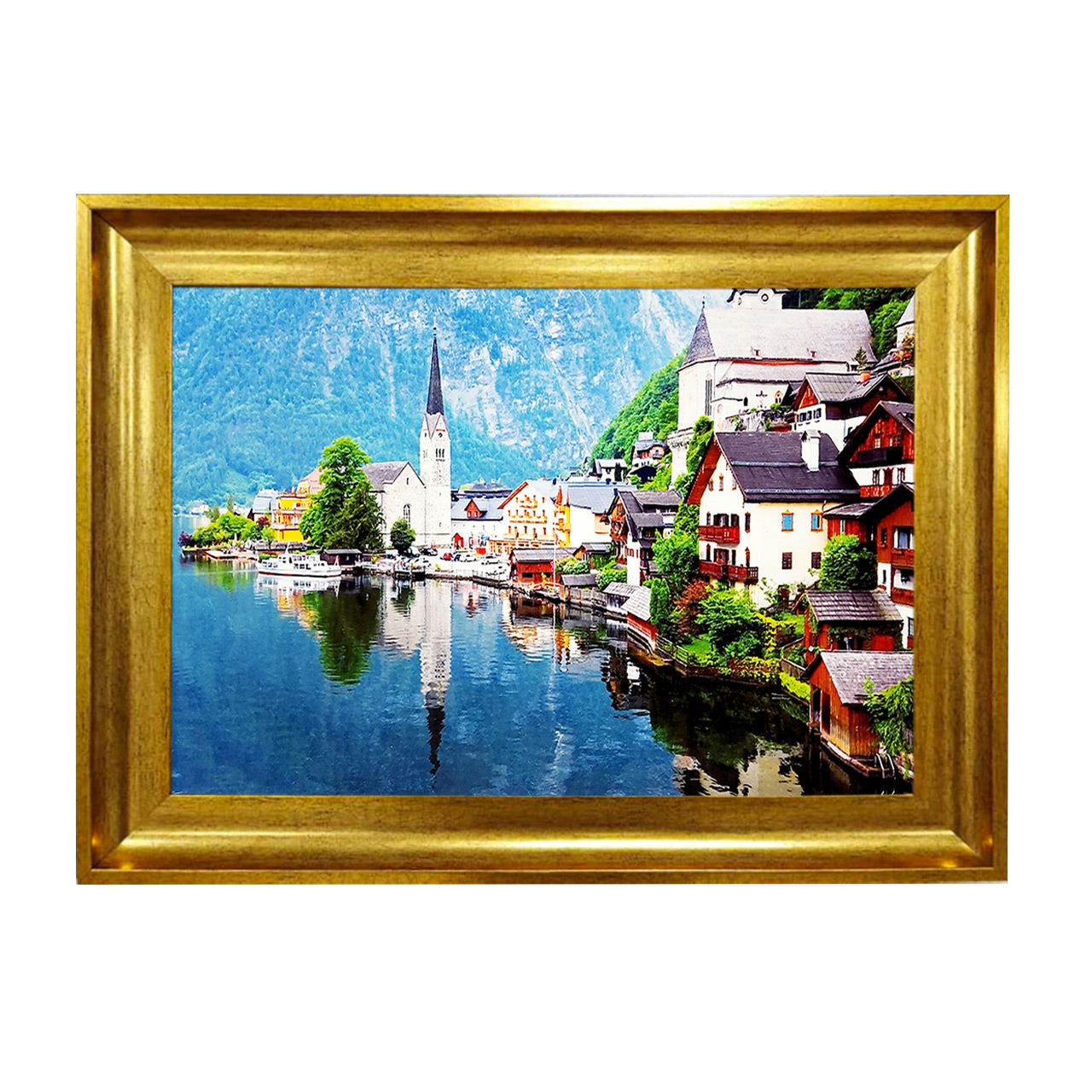 تابلو فرش چاپی طرح منظره کد 10023 سایز 50×50 سانتی متری