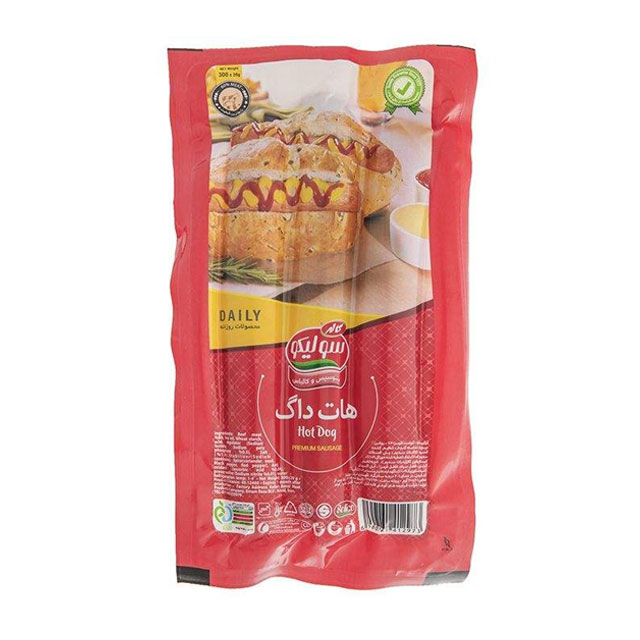 سوسیس هات داگ سولیکو کاله 300 گرمی