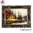 تابلو فرش چاپی طرح منظره کد 10096 سایز 100×70 سانتی متری