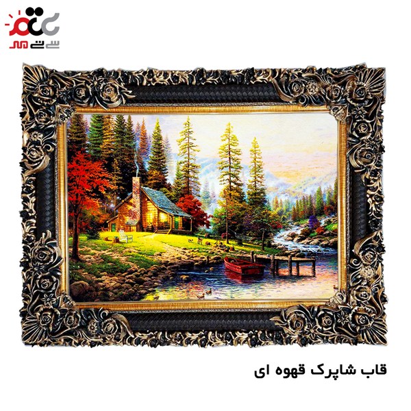 تابلو فرش چاپی طرح منظره کد 10096 سایز 100×70 سانتی متری