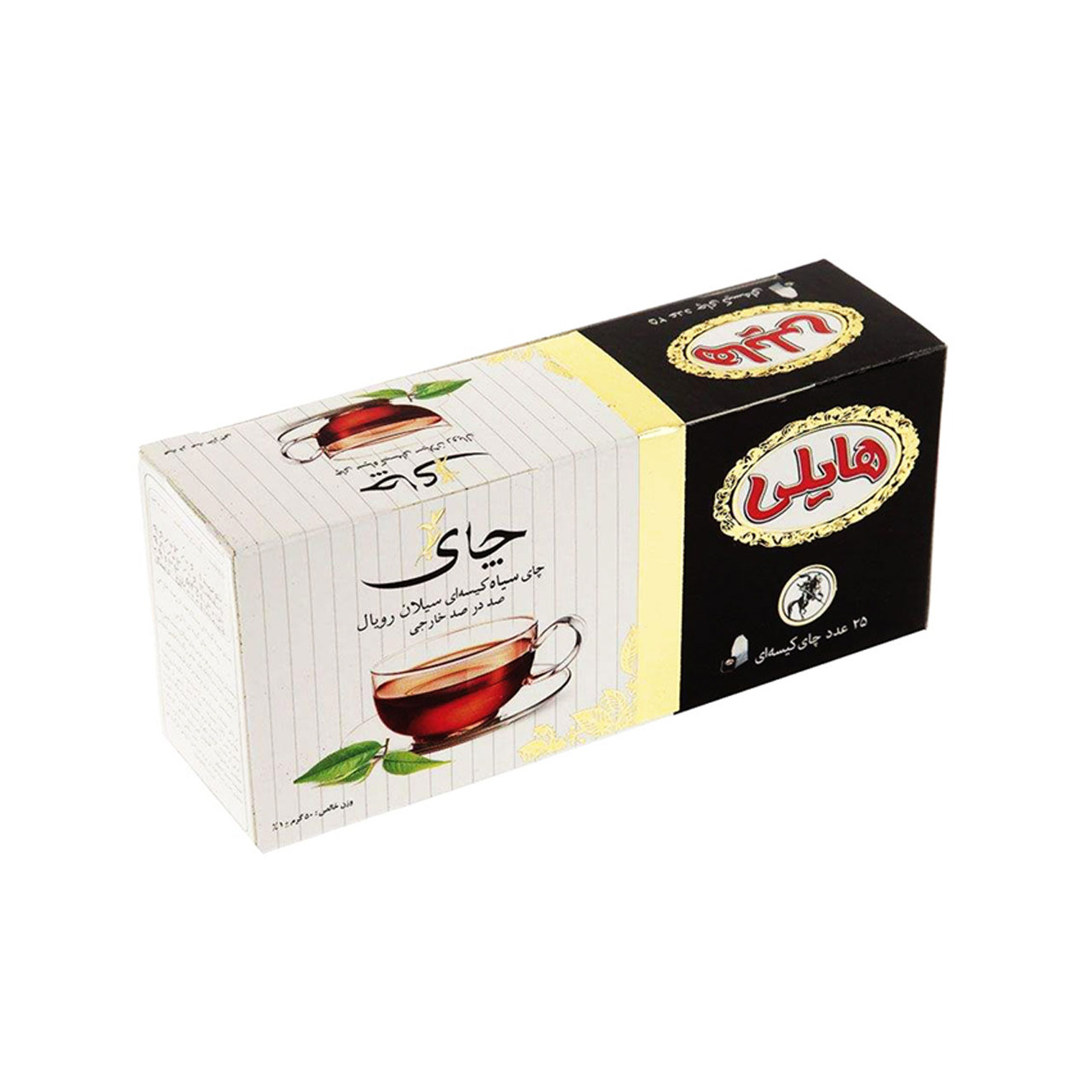 چای کیسه ای سیلان رویال هایلی 25 عددی