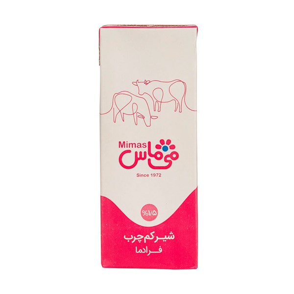 شیر کم چرب می ماس 200 میلی لیتری