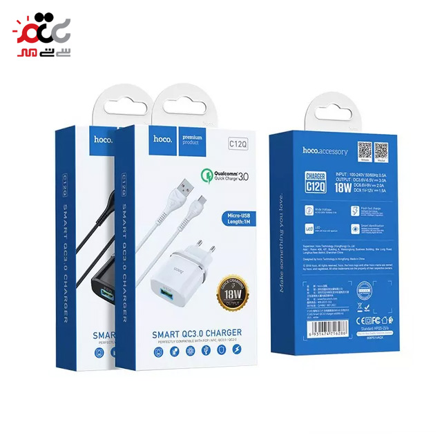 شارژر میکرو برند هوکو مدل C12