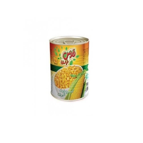 کنسرو ذرت شیرین قدس خراسان 380 گرمی