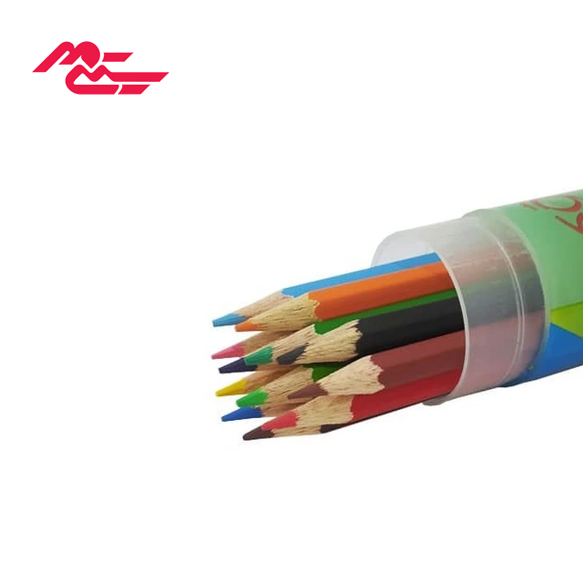 مداد رنگی لوکی مدل استوانه ای 12 عددی