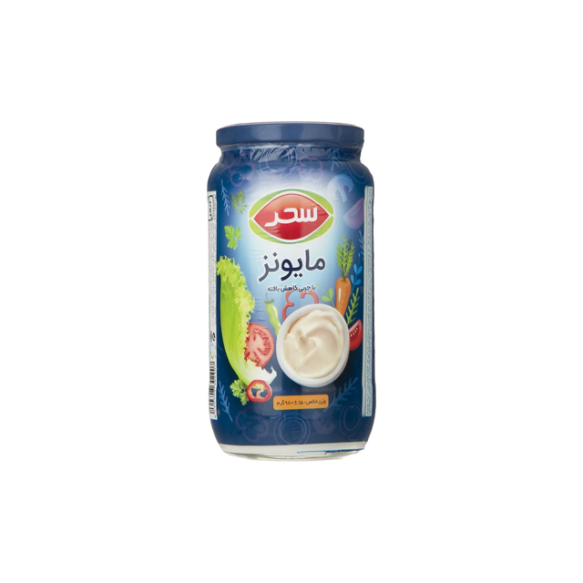 سس مایونز پرچرب سحر شیشه 980 گرمی