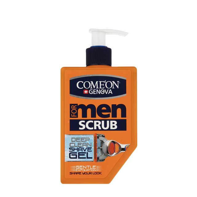 ژل اصلاح ریش مردانه کامان مدل SCRUB حجم 260 میلی لیتری