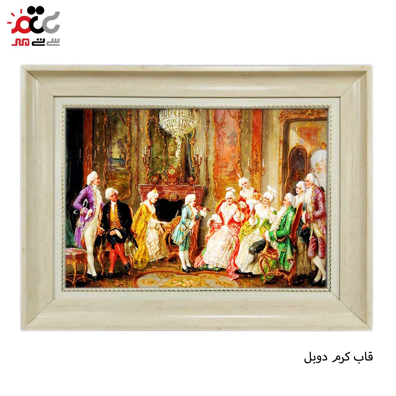 تابلو فرش چاپی طرح نوازنده کد 11053 سایز 60×40 سانتی متری