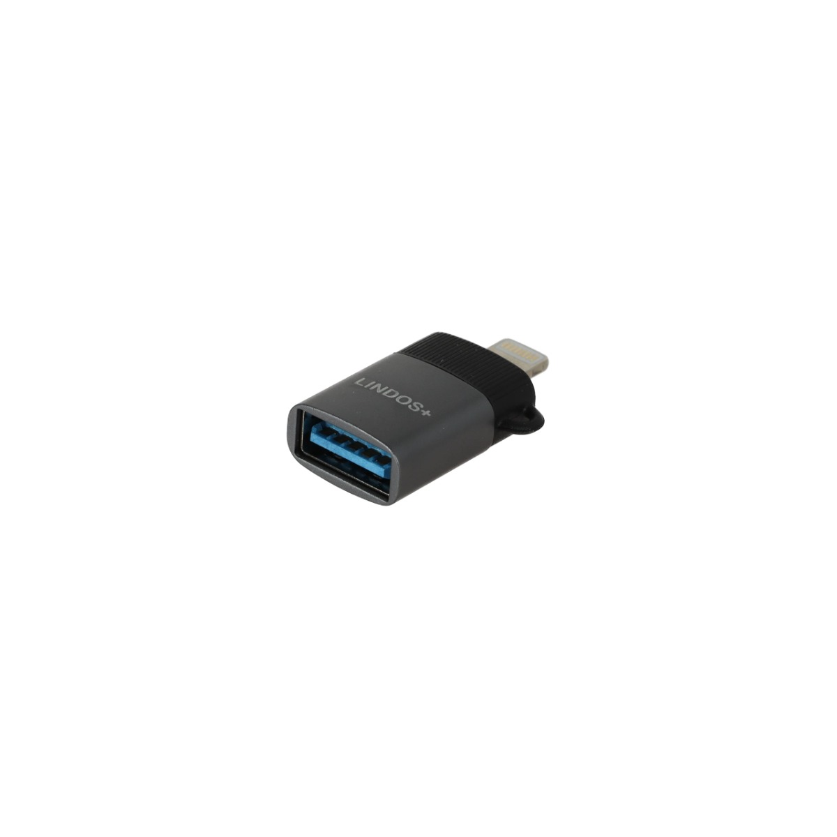 تبدیل Lindos+ Lightning To Usb3.0 مدل LN-U2 - خاکستری (گارانتی تعویض یکساله شرکتی)
