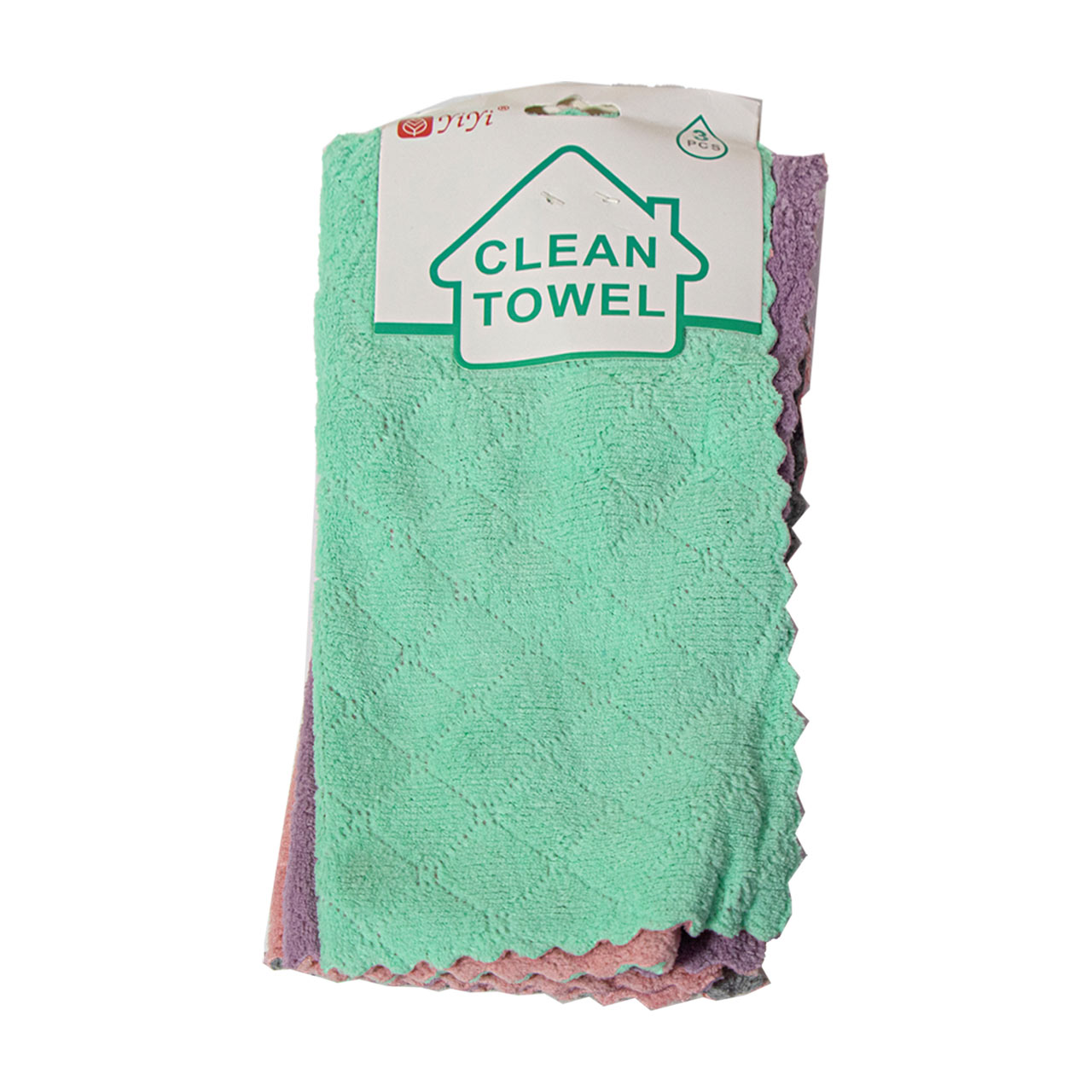 دستمال میکرو مدل لوزی بسته  3 عددی