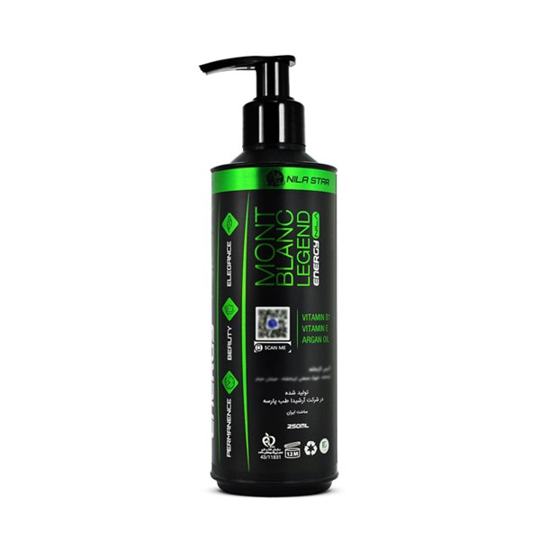 کرم آبرسان پمپی نیلا استار مدل Mont Blanc Legend حجم 250 میلی لیتری