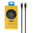 کابل شارژ فست 1.5 متری HIMI Type-C To Type-C مدل Fusion O VQ-D12M 100W - مشکی (6 ماه گارانتی تعویض شرکتی)