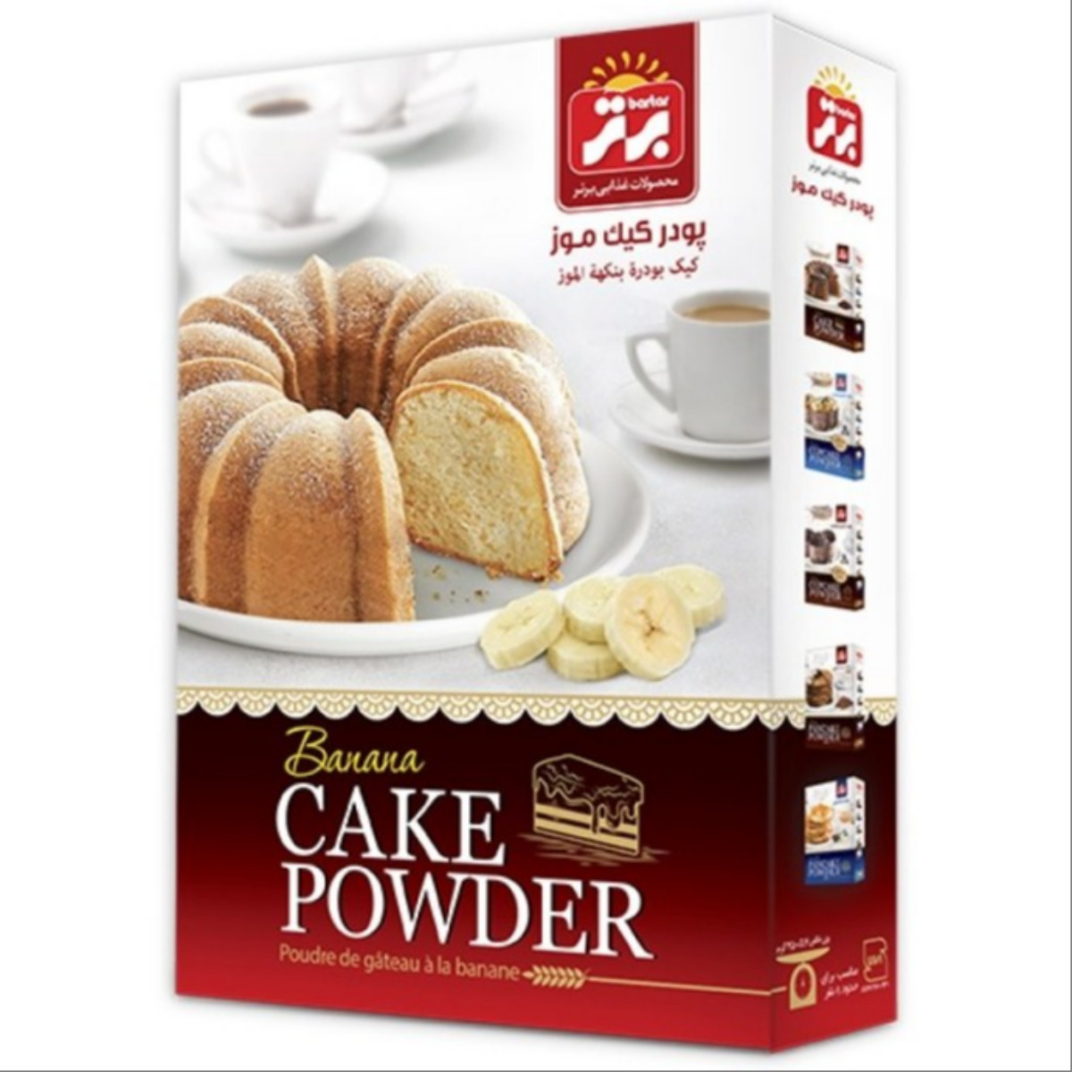 پودر کیک موزی برتر 450 گرمی