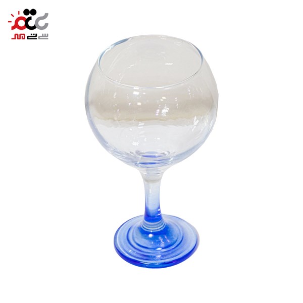 لیوان شیشه ای مدل جونیور طرح پایه دار 6 عددی