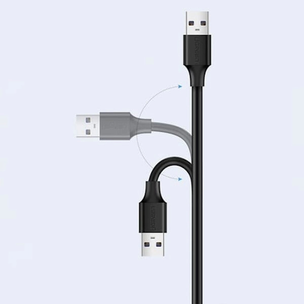 کابل افزایش طول نیم متری UGREEN USB2.0 مدل US103 - مشکی(10313)