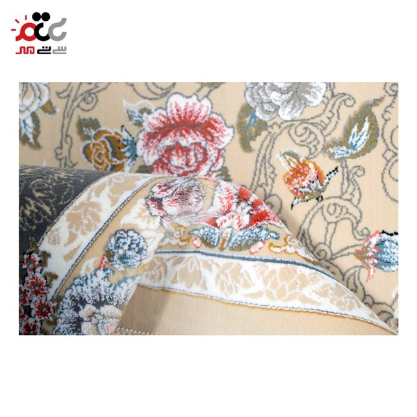 فرش ماشینی طرح بژ کد 1419
