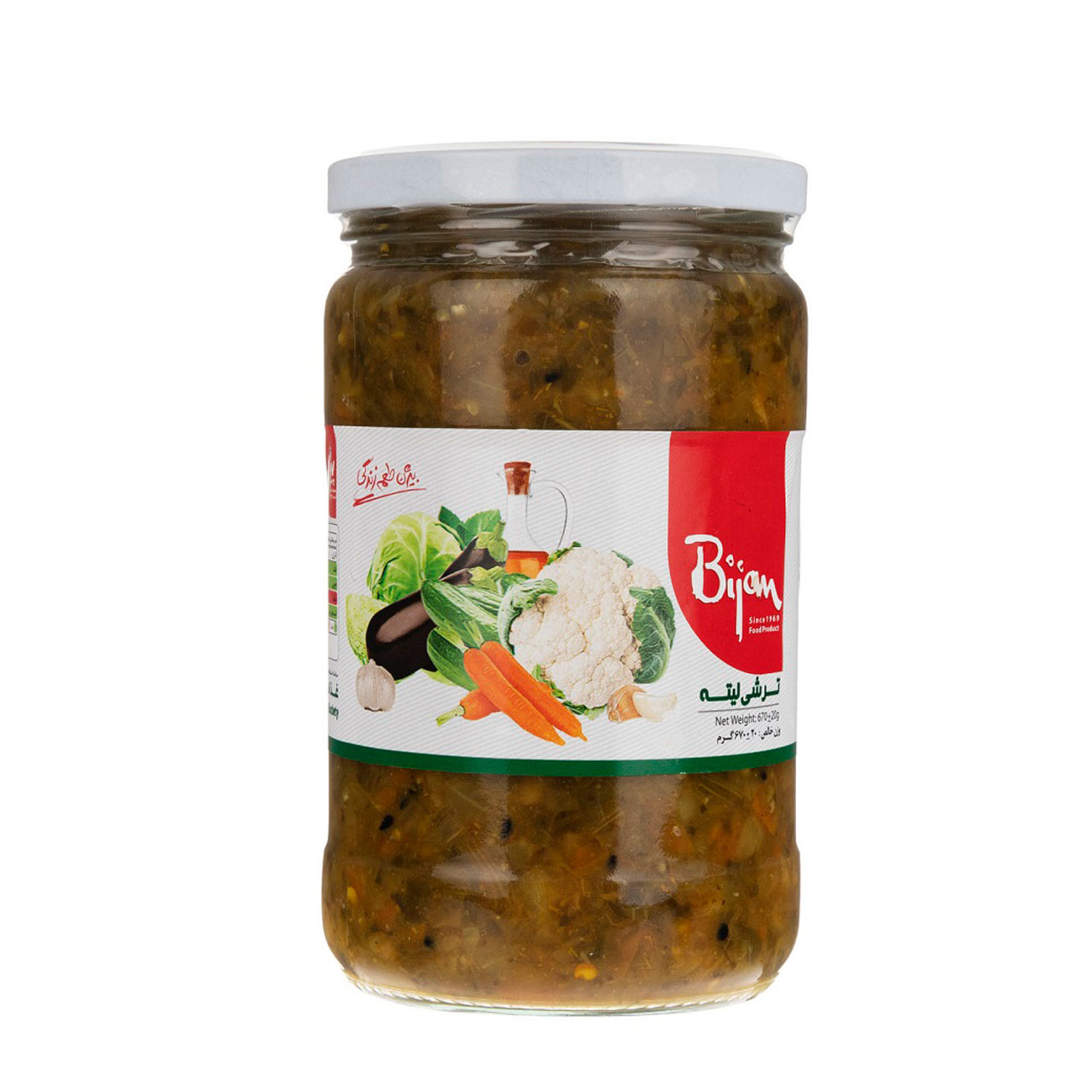 ترشی لیته بیژن 670 گرمی