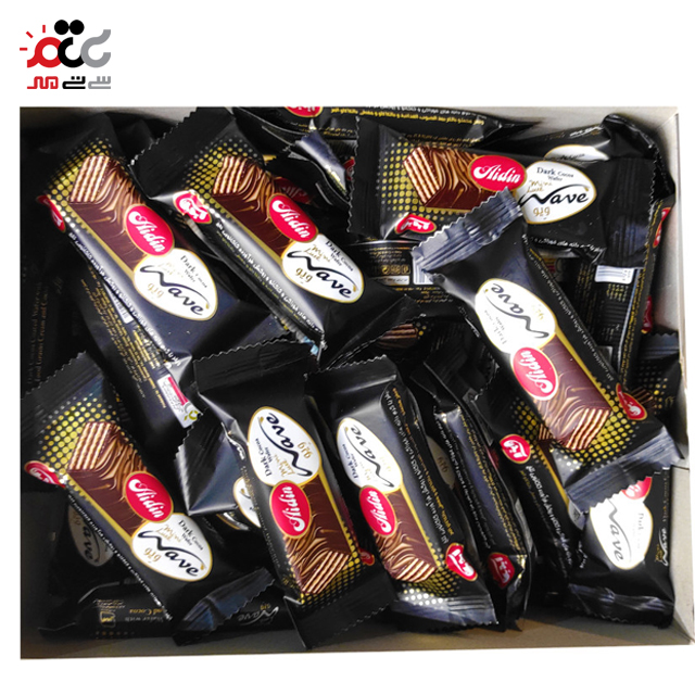 ویفر روکش کاکائو تلخ ویو آیدین 460 گرمی بسته 2 عددی