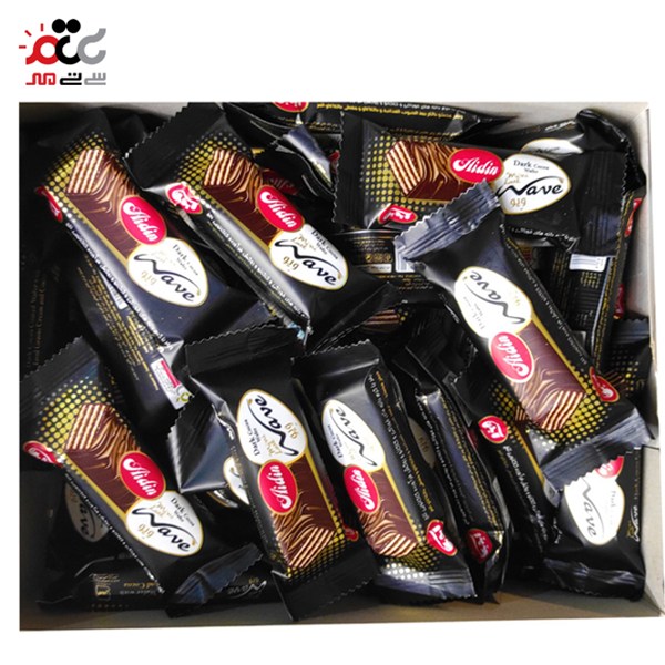 ویفر روکش کاکائو تلخ ویو آیدین 460 گرمی بسته 2 عددی