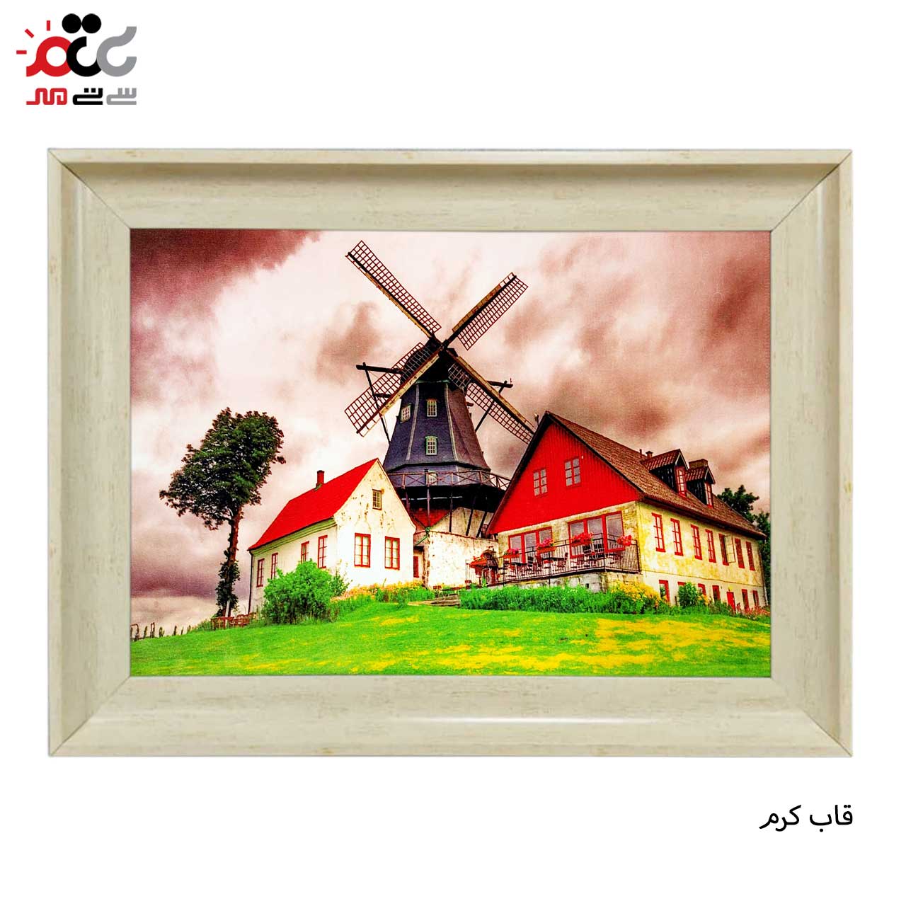 تابلو فرش طرح دار با قاب