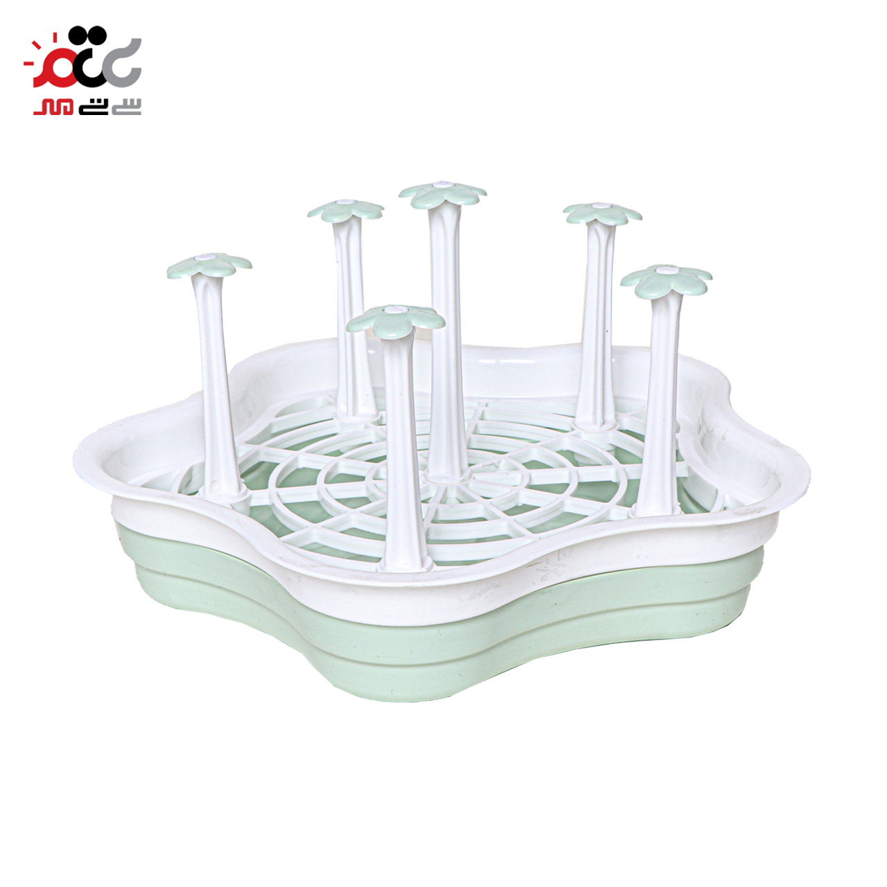 جا لیوانی پلاستیکی ابتکار مدل فلاور