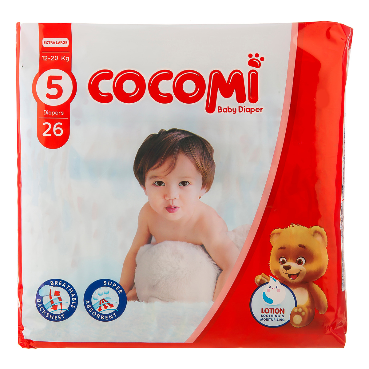 پوشک کودک کوکومی سایز 5 بسته 26 عددی