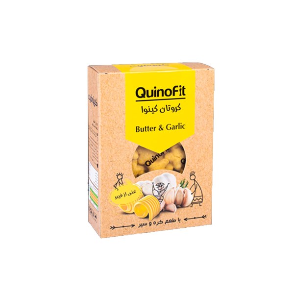 کروتان کینوا با طعم کره و سیر کینوفیت 50 گرمی