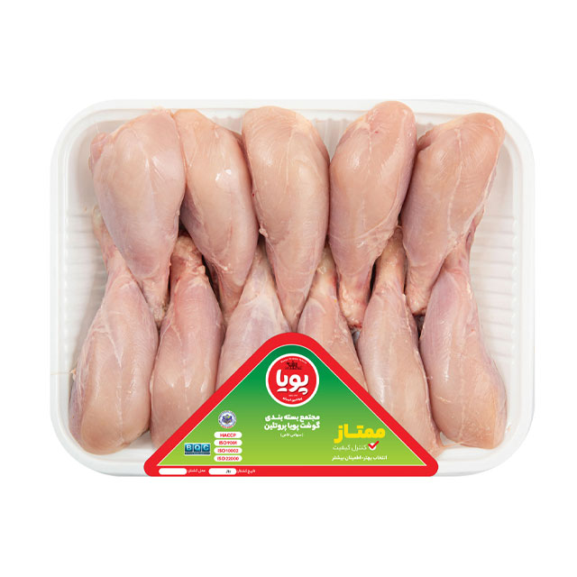 ساق ران مرغ بدون پوست پویا پروتئین 1800 گرمی
