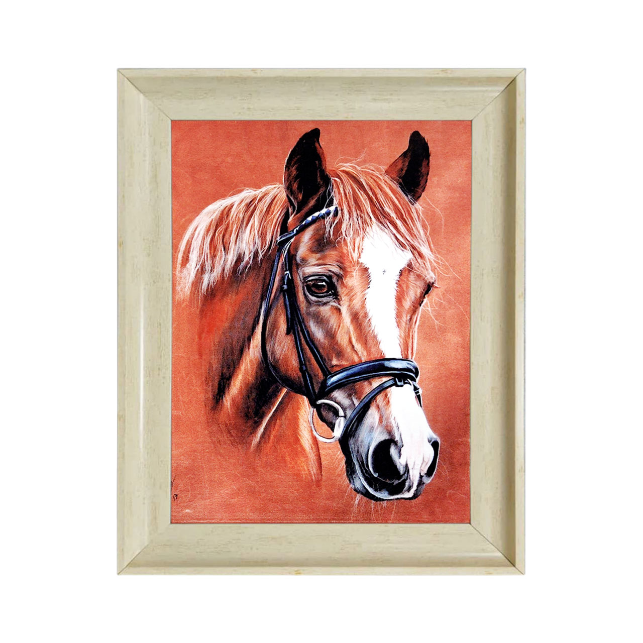 تابلو فرش چاپی طرح اسب کد 14306 سایز 60×40 سانتی متری