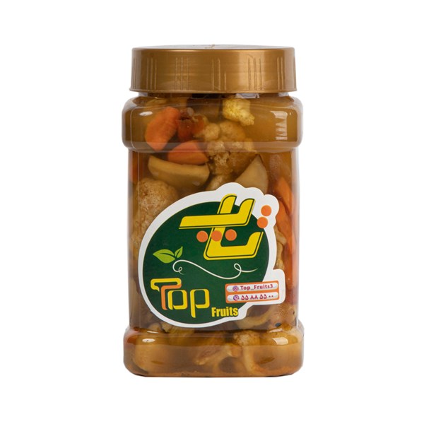 ترشی مخلوط زرد تاپ 770 گرمی
